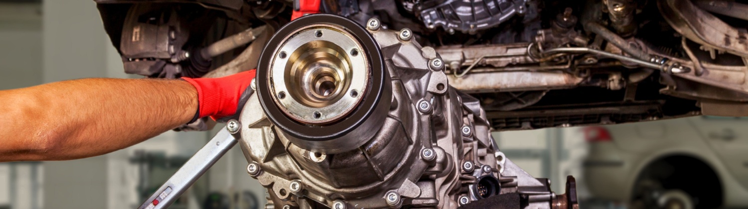transmission repair on a vehicle at Babe's Automotive in South Slocan, BC